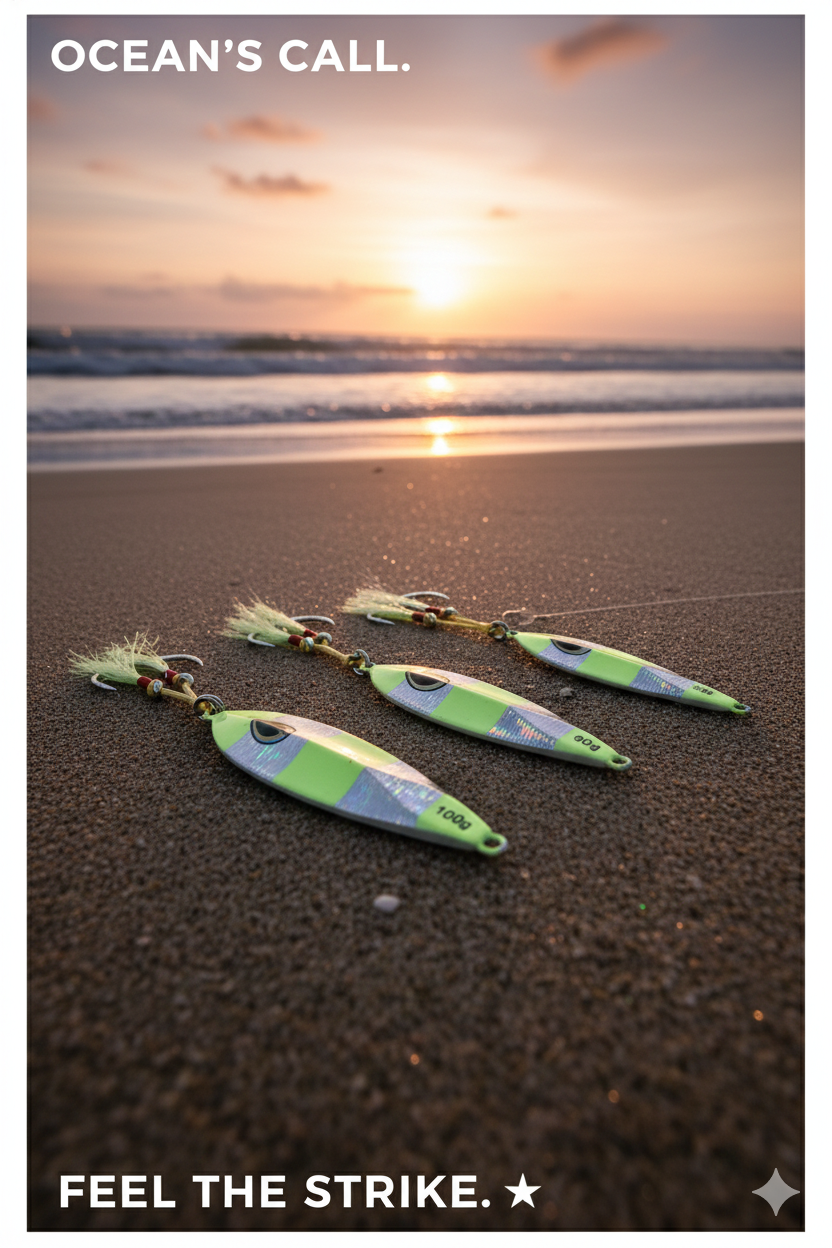 Flutter Bait Glow on Beach